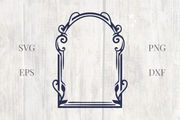 Arch Vintage Wedding Frame SVG: A Design Essential
