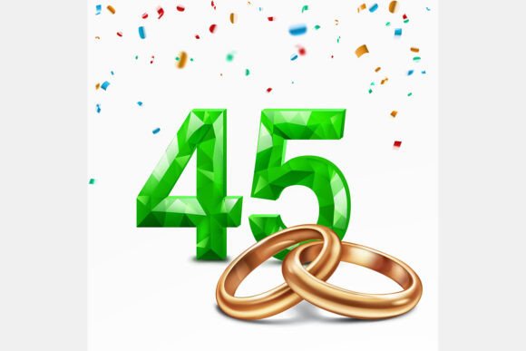 Celebrate Milestones: The 45th Anniversary Design