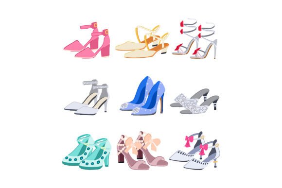 Charming Wedding Design: The Power of Cartoon Shoe Illustrations