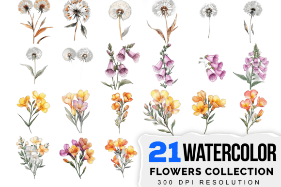 Elegant Wedding Watercolor Flower Designs for Your Stationery