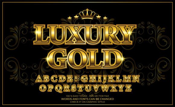 Elevate Your Designs with a Luxury Gold Text Effect