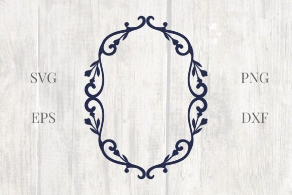 Elevate Your Designs with a Vintage Floral SVG Frame