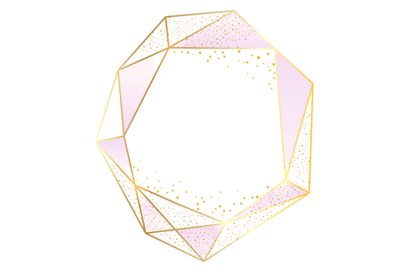 Golden Diamond Frame: Luxury Wedding Invitation Design