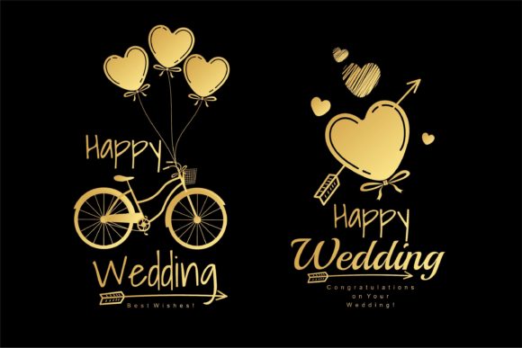 Happy Wedding Print of Demand: Essential Design Assets