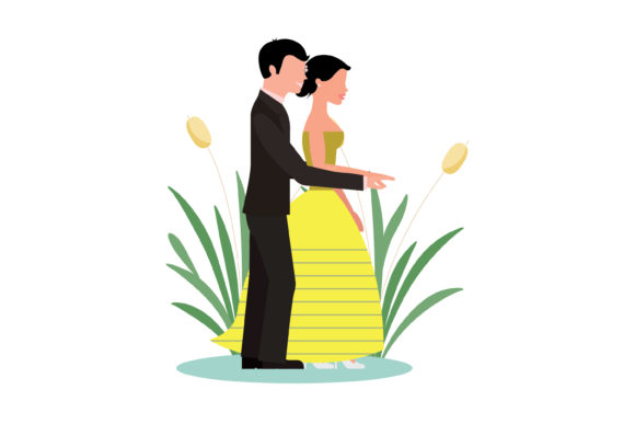 Romantic Wedding Couple Design Collection