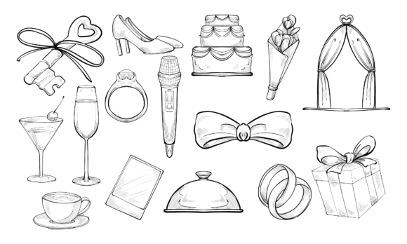 Wedding Party Handdrawn Collection: A Designer's Guide